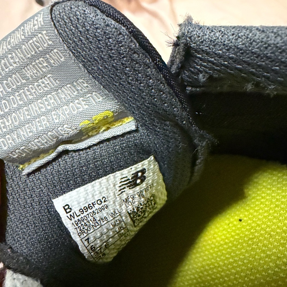 Figs New Balance Black and White Women's Sneakers - Picture 7 of 7